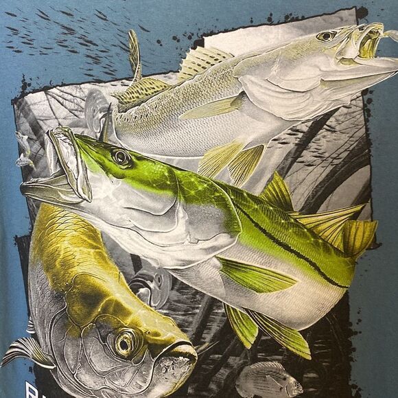 Rugged Earth Outfitters Tee Shirt Long Sleeve Graphic on Back Size XXL - Picture 7 of 7